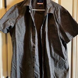 Apt. 9 Men's Charcoal Button Down Shirt